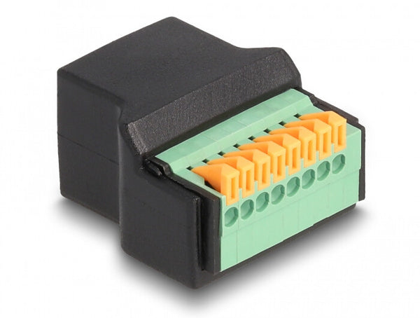DeLOCK 66948 kabelsamler RJ-45 Sort, Grøn