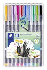 Staedtler triplus 334 fineliner Flere 10 stk