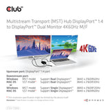CLUB3D CSV-7220 videokabel adapter 1 m DisplayPort HDMI + DisplayPort Grå