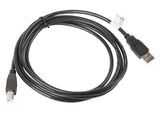Lanberg CA-USBA-10CC-0018-BK USB-kabel USB 2.0 1,8 m USB B 0,48 Gbit/sek. Sort