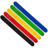 MediaRange MRCS302 kabelsamler Krog og løkke kabelbinder Nylon Sort, Blå, Grøn, Rød, Gul 5 stk