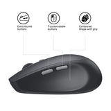Logitech M590 Multi-Device Silent mus Kontor Højre hånd RF trådløs + Bluetooth Optisk 1000 dpi