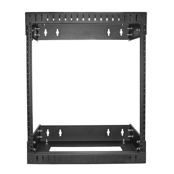 StarTech.com RK12WALLOA stativ 12U Vægmonteret stativ Sort