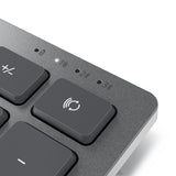 DELL KM7120W tastatur Mus inkluderet Kontor RF trådløs + Bluetooth QWERTY Russisk Grå, Titanium