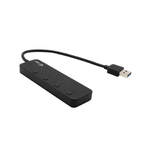 i-tec U3CHARGEHUB4 interface hub USB 3.2 Gen 1 (3.1 Gen 1) Type-A 5 Mbit/s Sort