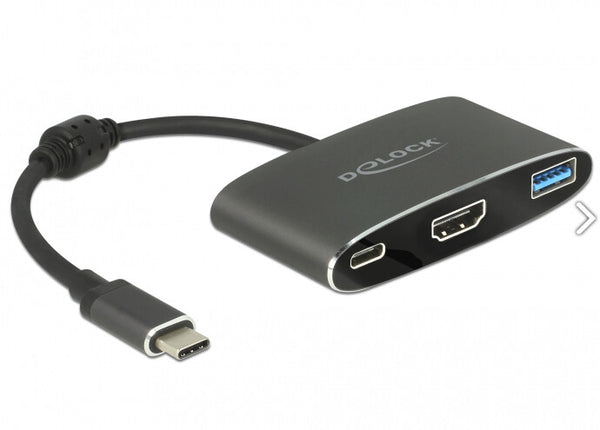DeLOCK 62991 USB grafisk adapter 3840 x 2160 pixel Grå