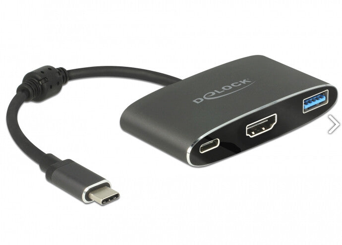 DeLOCK 62991 USB grafisk adapter 3840 x 2160 pixel Grå