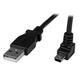 StarTech.com 1m, Mini USB-A - Mini-B USB-kabel USB 2.0 USB A Mini-USB B 0,48 Gbit/sek. Sort
