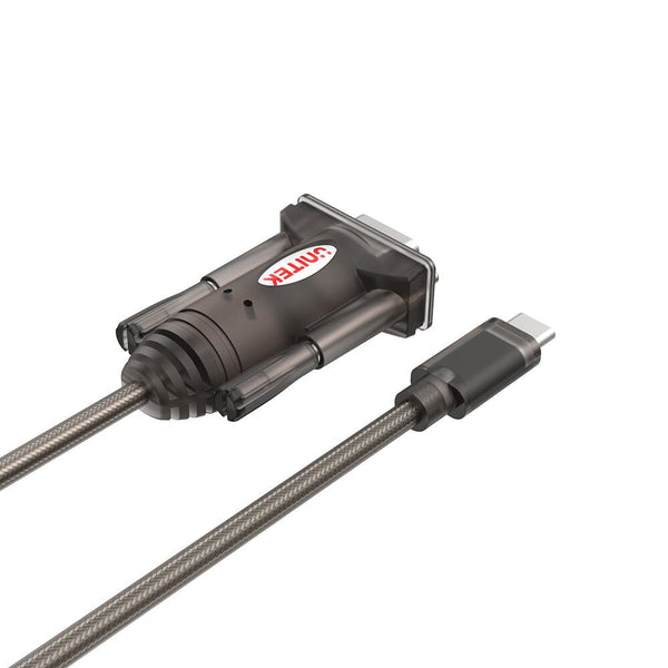UNITEK Y-1105K serielkabel Sort 1,5 m USB Type-C RS-232