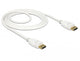 DeLOCK 85509 DisplayPort kabel 1,5 m Hvid