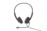 Digitus DA-12202 hovedtelefoner/headset Ledningsført Kontor/Callcenter Sort