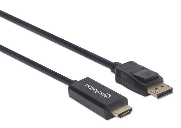 Manhattan 152679 videokabel adapter 1,8 m DisplayPort HDMI Sort