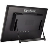 Viewsonic TD1630-3 computerskærm 39,6 cm (15.6") 1366 x 768 pixel HD LCD Berøringsskærm Multibruger Sort