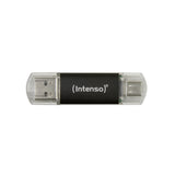 Intenso Twist Line USB-nøgle 128 GB USB Type-A / USB Type-C 3.2 Gen 1 (3.1 Gen 1) Anthracit