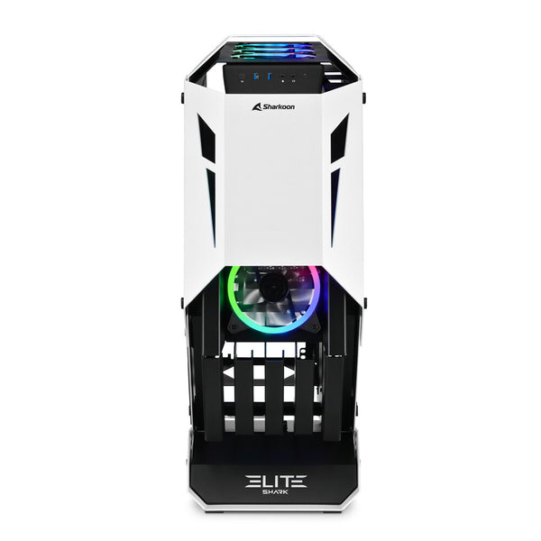 Sharkoon ELITE SHARK CA700 Tower Sort, Hvid