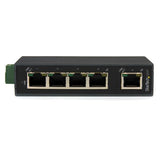 StarTech.com IES5102 netværksswitch Ikke administreret Fast Ethernet (10/100) Sort