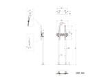 Multibrackets 8953 skærmbeslag til skiltning 2,29 m (90") Sort