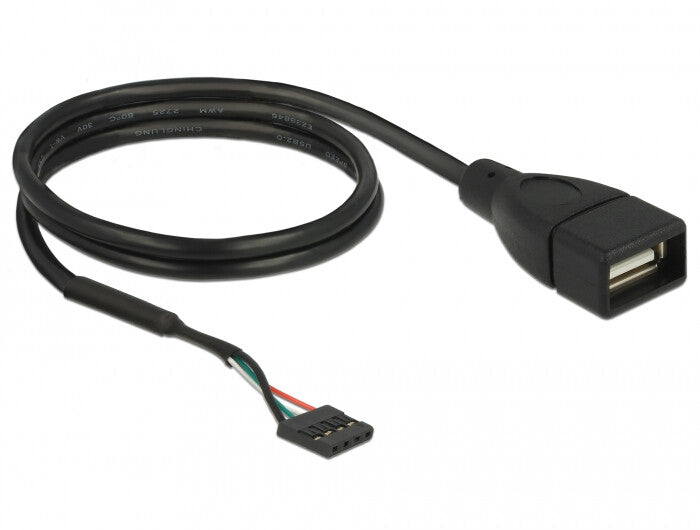DeLOCK 85671 USB-kabel 0,6 m Sort
