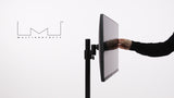 Multibrackets 5822 skærmbeslag og -stativer 76,2 cm (30") Skrivebord Sort