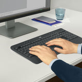 Logitech 920-008678 tastatur Mus inkluderet Universel RF trådløst AZERTY Belgisk Sort