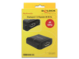 DeLOCK 11464 kabel kønsskifter Displayport 20 pin, DC 5V Displayport 20 pin Sort