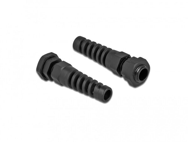 DeLOCK 60339 kabelforskruning Sort Plast 1 stk