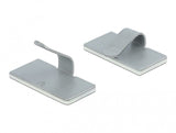 DeLOCK 60184 kabelholder Satin stål 10 stk