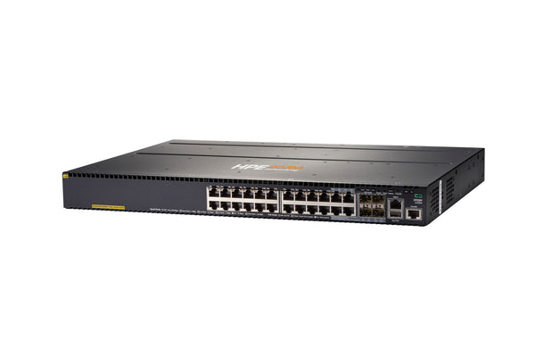HPE Aruba Networking 2930M 24G PoE+ 1-slot Switch Administreret L3 Gigabit Ethernet (10/100/1000) Strøm over Ethernet (PoE) 1U Grå