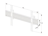 Multibrackets 3996 skærmbeslag til skiltning 165,1 cm (65") Sort