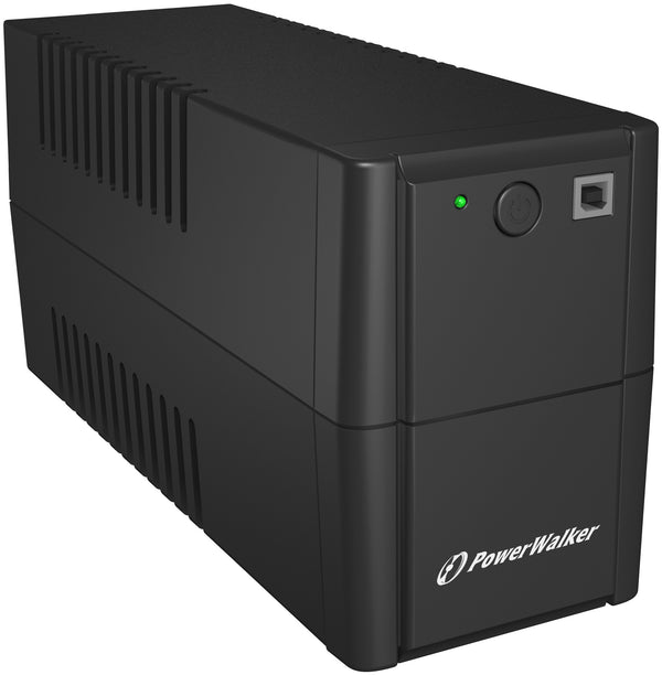 PowerWalker VI 650 SE UPS-enhed Interaktivt indgangsstik 0,65 kVA 360 W 2 AC stikkontakt(er)