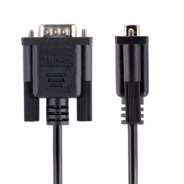 StarTech.com 9FMNM-3M-RS232-CABLE serielkabel Sort DB-9