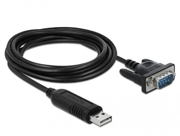 DeLOCK 66283 serielkabel Sort 1,8 m RS-485 USB Type-A
