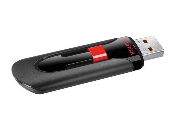 SanDisk Cruzer Glide USB-nøgle 32 GB USB Type-A 2.0 Sort, Rød