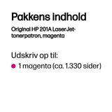 HP Original 201A LaserJet-tonerpatron, magenta