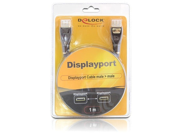 DeLOCK 82773 DisplayPort kabel 5 m Anthracit