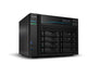 Asustor Lockerstor 10 AS6510T NAS Tower Intel Atom® C3538 8 GB DDR4 0 TB ADM Sort