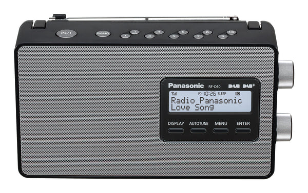 Panasonic RF-D10 Personligt Digital Sort