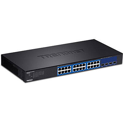 Trendnet TEG-30284 netværksswitch Administreret Gigabit Ethernet (10/100/1000) 1U Sort