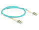 DeLOCK 86559 InfiniBand og fiberoptisk kabel 2 m LC Turkisfarve