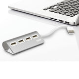 Port Designs 900120 interface hub USB 2.0 480 Mbit/s Grå, Hvid