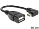 DeLOCK 83245 USB-kabel 0,16 m USB A Mini-USB B Sort
