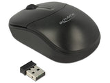 DeLOCK 12494 mus Rejse Ambidextrous RF trådløst Optisk 1000 dpi