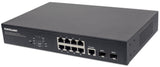 Intellinet 561167 netværksswitch Administreret Gigabit Ethernet (10/100/1000) Strøm over Ethernet (PoE) Sort