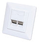 Intellinet 771900 stikkontakt 2 x RJ-45 Hvid