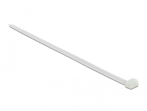 DeLOCK 19731 kabelsamler Udløselig kabelbinder Nylon Hvid 10 stk