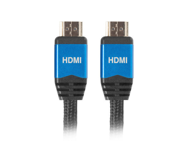 Lanberg CA-HDMI-20CU-0010-BL HDMI-kabel 1 m HDMI Type A (Standard) Sort