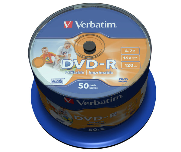 Verbatim 43533 tom DVD 4,7 GB DVD-R 50 stk
