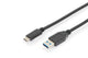 Digitus AK-300146-010-S USB-kabel USB 2.0 1 m USB C USB A 10 Gbit/sek. Sort