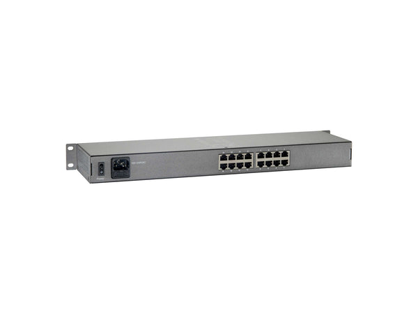 LevelOne FEP-1601W120 netværksswitch Fast Ethernet (10/100) Strøm over Ethernet (PoE) Grå