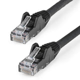 StarTech.com N6LPATCH50CMBK netværkskabel Sort 0,5 m Cat6 U/UTP (UTP)